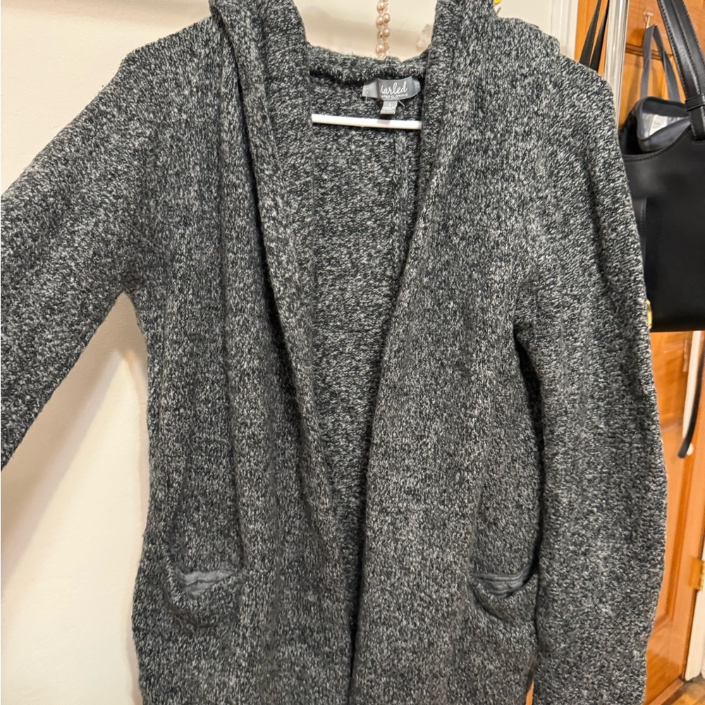Wishlist Charcoal Cardigan Sweater